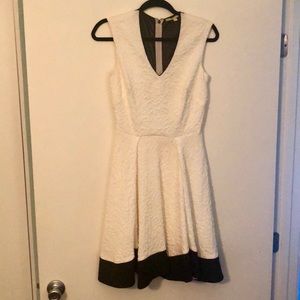 White & Black Dress